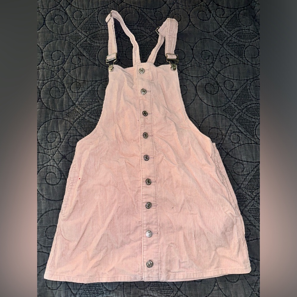 forever 21 corduroy overall dress